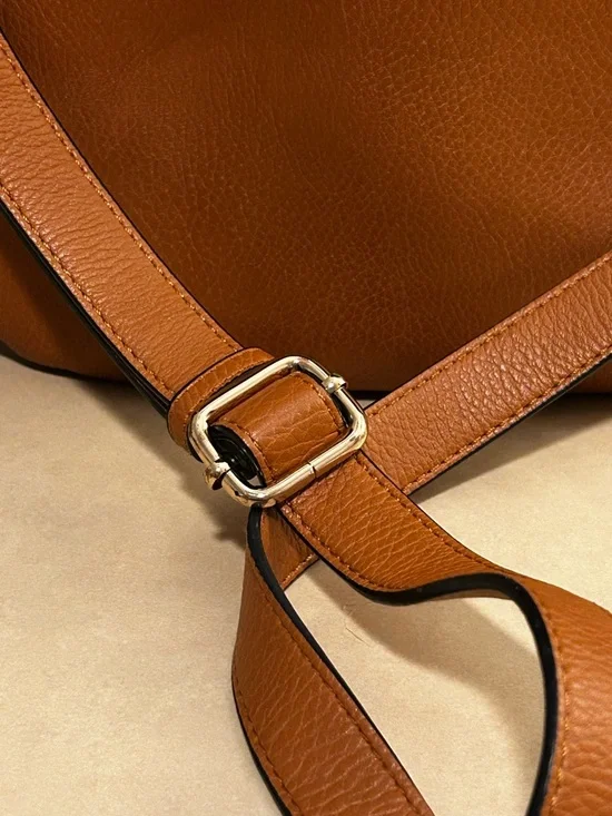 Poppy and Peonies Vegan Leather Crossbody Belt Bag - Picture 4 of 15